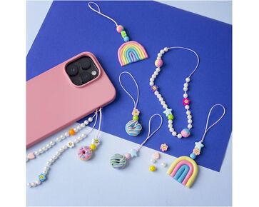 Telefoon hangers kleien - mini hobbyset Creativ Company | hobbygigant.nl