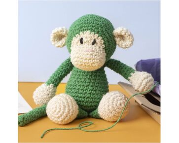 Amigurumi aap haken - mini haakpakket Creative Company | hobbygigant.nl