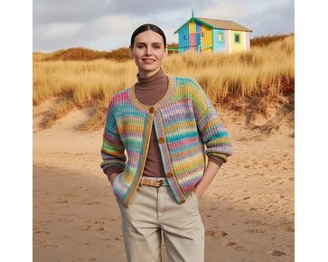 Damesvest Ginger breien - Lang Yarns breipakket | hobbygigant.nl