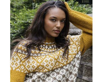 Fair Isle damestrui Hillshadow breien - Novita breipakket | hobbygigant.nl