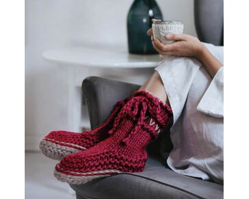Hygge sloffen breien - Novita breipakket | hobbygigant.nl