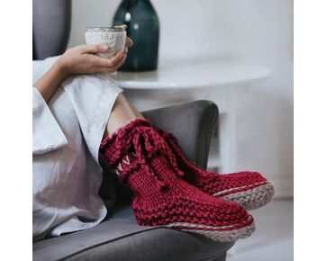 Hygge sloffen breien - Novita breipakket | hobbygigant.nl