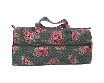 Stoffen breitas of haaktas met rozen print