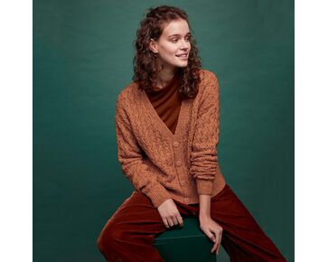 Ajour vest Umbria breien - Lang Yarns breipakket | hobbygigant.nl