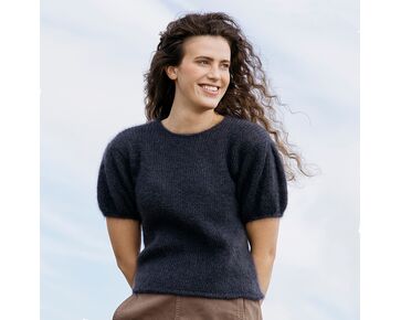 Mohair damestruitje Aina breien - Novita Signature breipakket | hobbygigant.nl