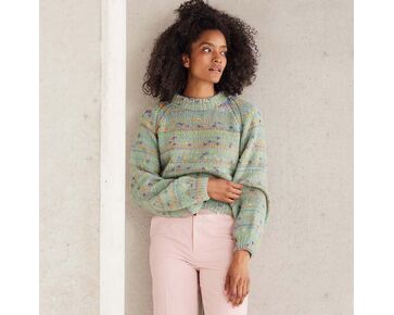 Damestrui Cassata met raglan mouw breien - Lana Grossa breipakket | hobbygigant.nl