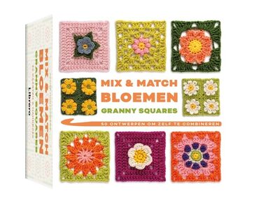 Mix & Match Granny Squares Bloemen - Librero haakpatronen | hobbygigant.nl