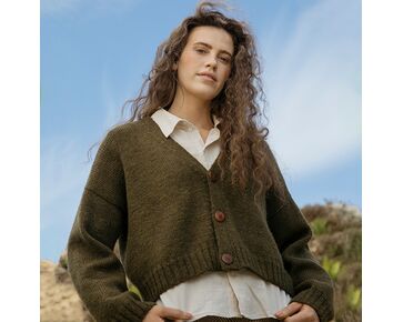 Mosspath vest voor dames breien - Novita Signature breipakket | hobbygigant.nl