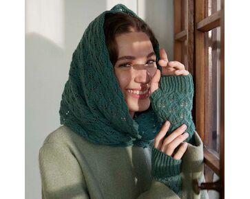 Kasjmier col Brittany breien - Lang Yarns breipakket | hobbygigant.nl
