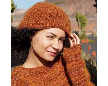 Dames muts Glamour breien - Lang Yarns breipakket | hobbygigant.nl