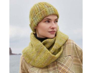 Damesmuts met glittergaren haken - Lang Yarns breipakket | hobbygigant.nl