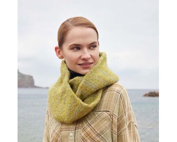 Colsjaal breien met glittergaren - Lang Yarns breipakket | hobbygigant.nl