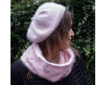Angora baret breien - Fonty breipatroon