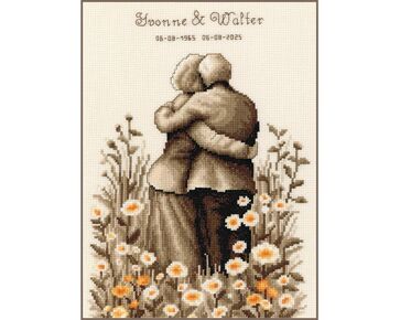 Eeuwige liefde borduren - Vervaco borduurpakket | hobbygigant.nl