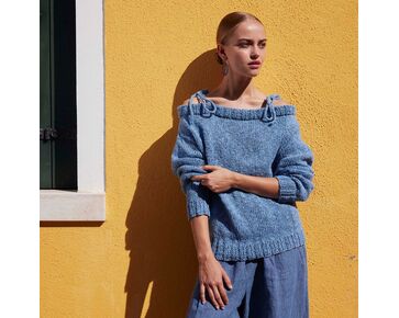 Zomertrui Mindy breien - Lang Yarns breipakket | hobbygigant.nl