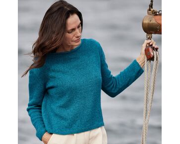 Basic damestrui voor de zomer breien - Lana Grossa Ecopuno breipakket | hobbygigant.nl