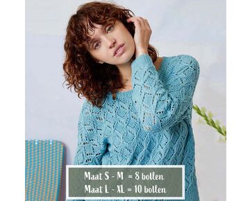 Damestrui breien - Lang Yarns Norma breipatroon
