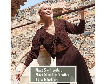 Zomervestje Balance breien - Lang Yarns Bliss breipatroon