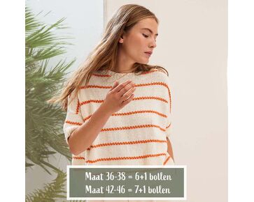 Zomer dames shirt breien - Lana Grossa breipatroon