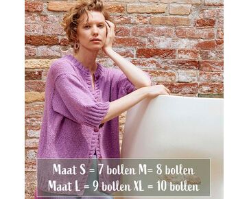 Zomervest breien - Lang Yarns Whisper Breipatroon