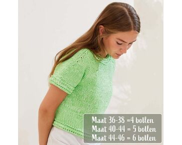 Dames shirt breien - Lana Grossa Gelato Vintage breipakket | hobbygigant.nl