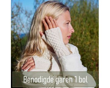 Handwarmers breien - Lang Yarns cashmere dreams breipatroon
