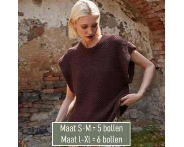 Dames shirt Champion breien - Lang Yarns Bliss breipatroon