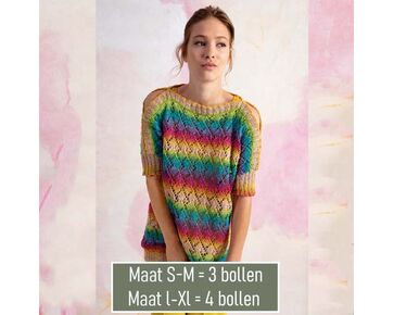 Damestop breien- Lang Yarns Linello breipatroon