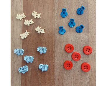 Set kinderknoopjes 20 stuks