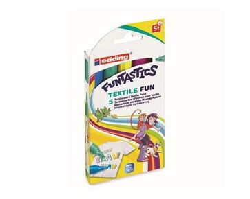edding Funtastics Textielstiften set - 5 kleuren