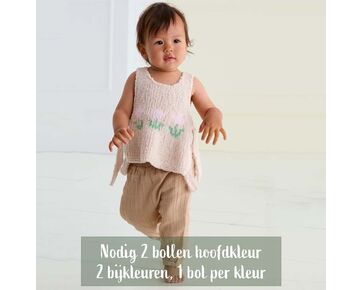 Kindertop tuniekje breien - breipatroon