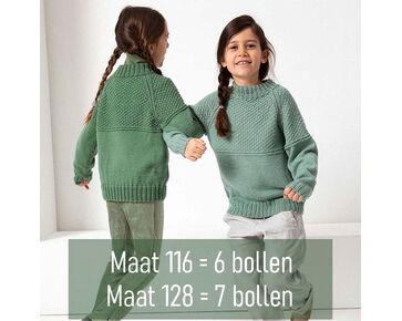 Kindertrui Jacky breien - breipatroon