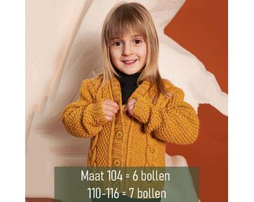 Kindervest Viola breien - breipatroon