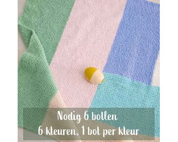 Speeldeken breien - breipatroon Leggerissimo