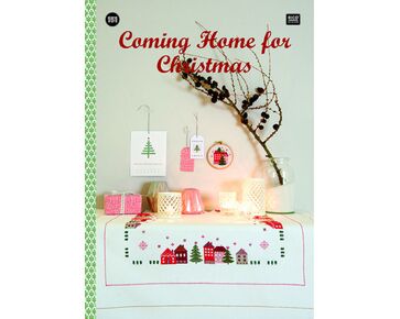 Borduurboekje 151 Coming home for Christmas - Rico Design borduurpatronen Kerst