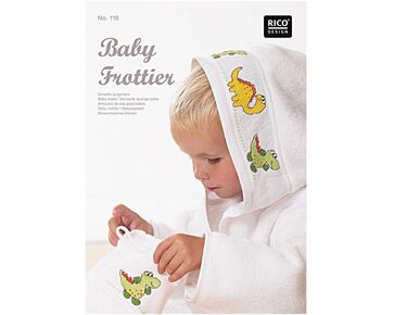 Borduurboekje 116 Dino - Rico Design borduurpatronen baby