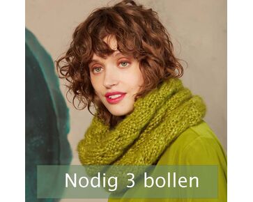 Warme col breien - Lang Yarns breipatroon