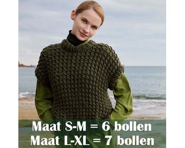 Dames spencer breien - Wooladdicts Fire breipatroon