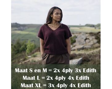 Dames shirt Moorberry breien - Novita breipatroon