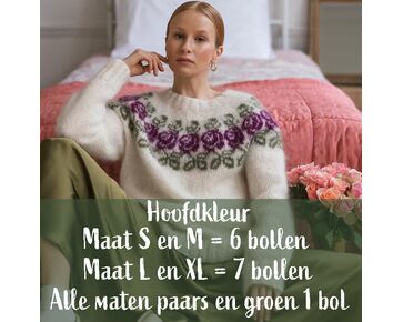 Damestrui Rozen breien - Novita breipatroon