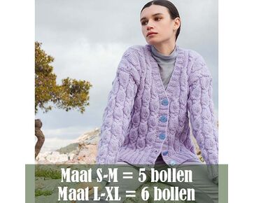 Damesvest Storm breien - Lang Yarns breipatroon