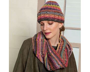Dames colsjaal breien - Lang Yarns breipatroon