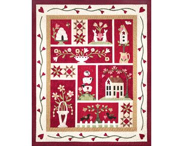 Quilt deken From the Heart naaien - Quilt pakket