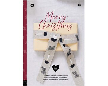 Borduurboekje 176 Merry Christmas - Rico Design borduurpatronen Kerst
