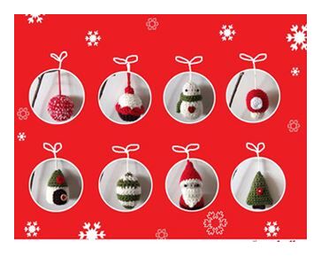 Haakpatronen Kerstballen van Kaia