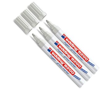 Voegenmarker edding 8200 - 026 zilvergrijs - set van  3 stuks