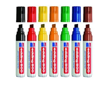 beitelvormig permanent marker van Edding
