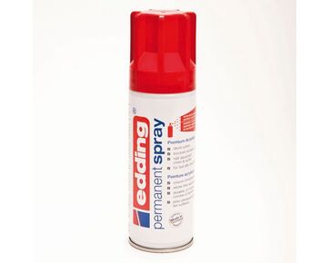 Spuitbus Glanslak verkeersrood RAL3020 - edding