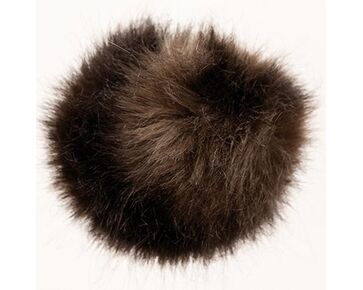 Imitatie bont Pompon