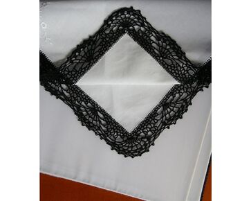 Gratis haakpatroon zakdoek zwart | zakdoek omhaken | hobbygigant.nl